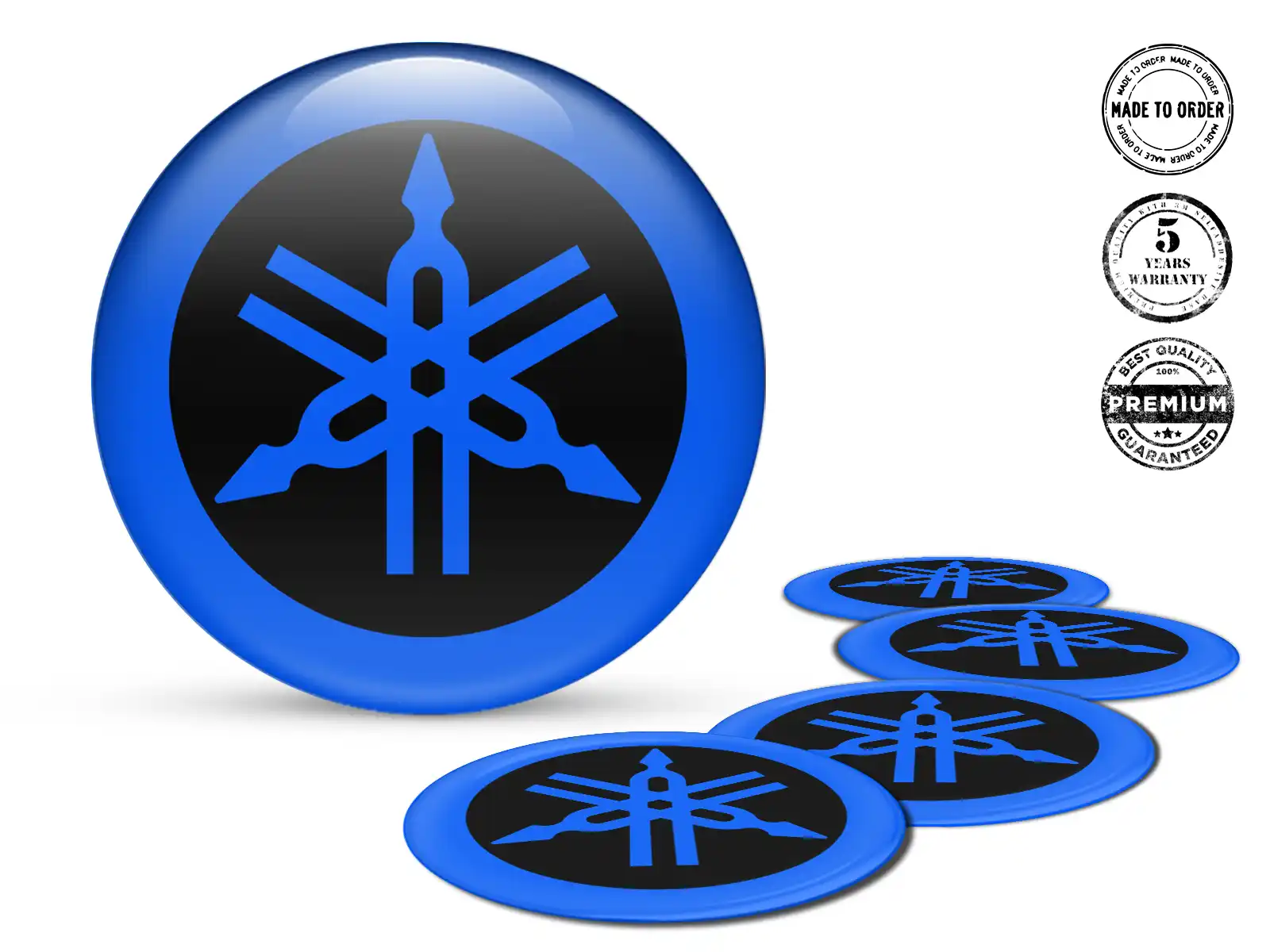 Yamaha Silikonaufkleber Logo Luxus Raddekoration